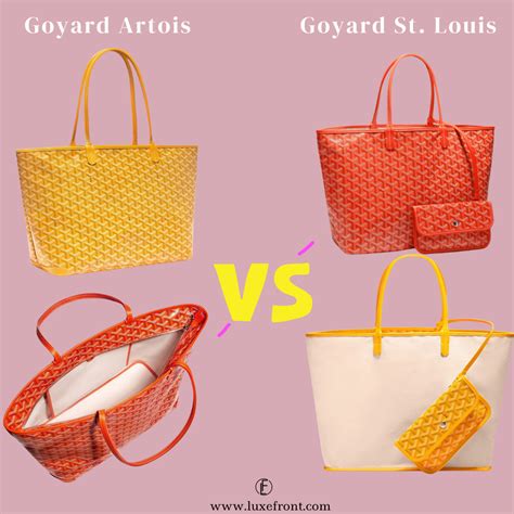 goyard reversible bag|goyard artois vs st louis.